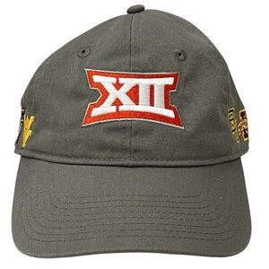 Olive Green Cap with Red and Yellow Embroidery